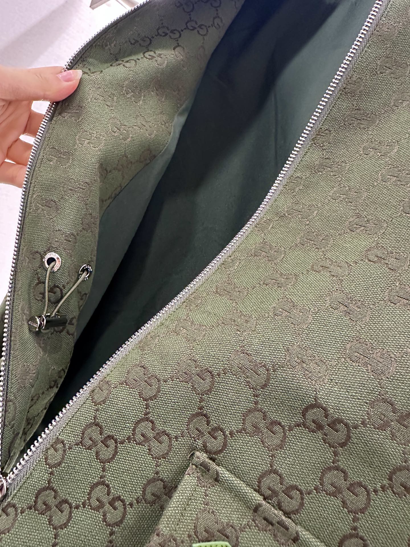 Gu 25 Collar hooded drawstring jacquard jacket