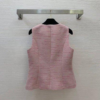 C 25 Sleeveless vest ➕ short skirt