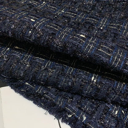 C 25 Navy blue tweed jacket