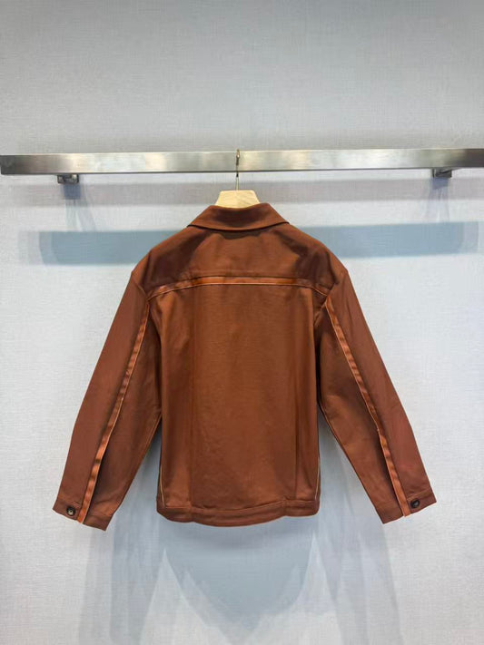 Mi 25 Suede patchwork denim jacket