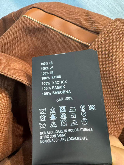 Mi 25 Suede patchwork denim jacket