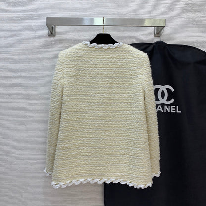 C 25 Wool blend woven tweed jacket