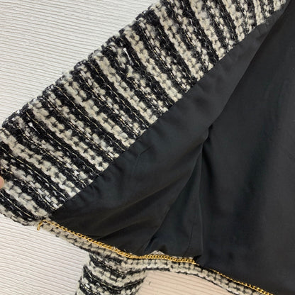 C 25 Wool blend velvet short jacket