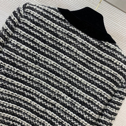 C 25 Wool blend velvet short jacket