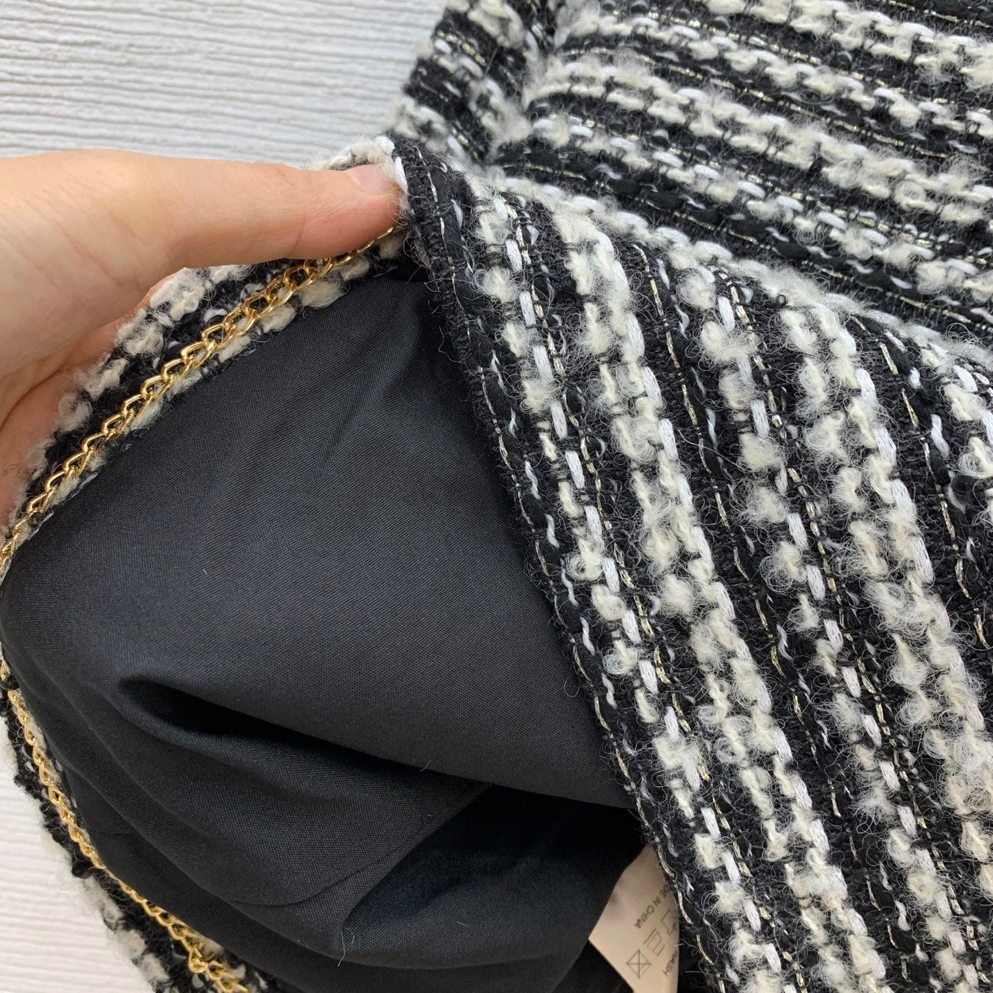 C 25 Wool blend velvet short jacket