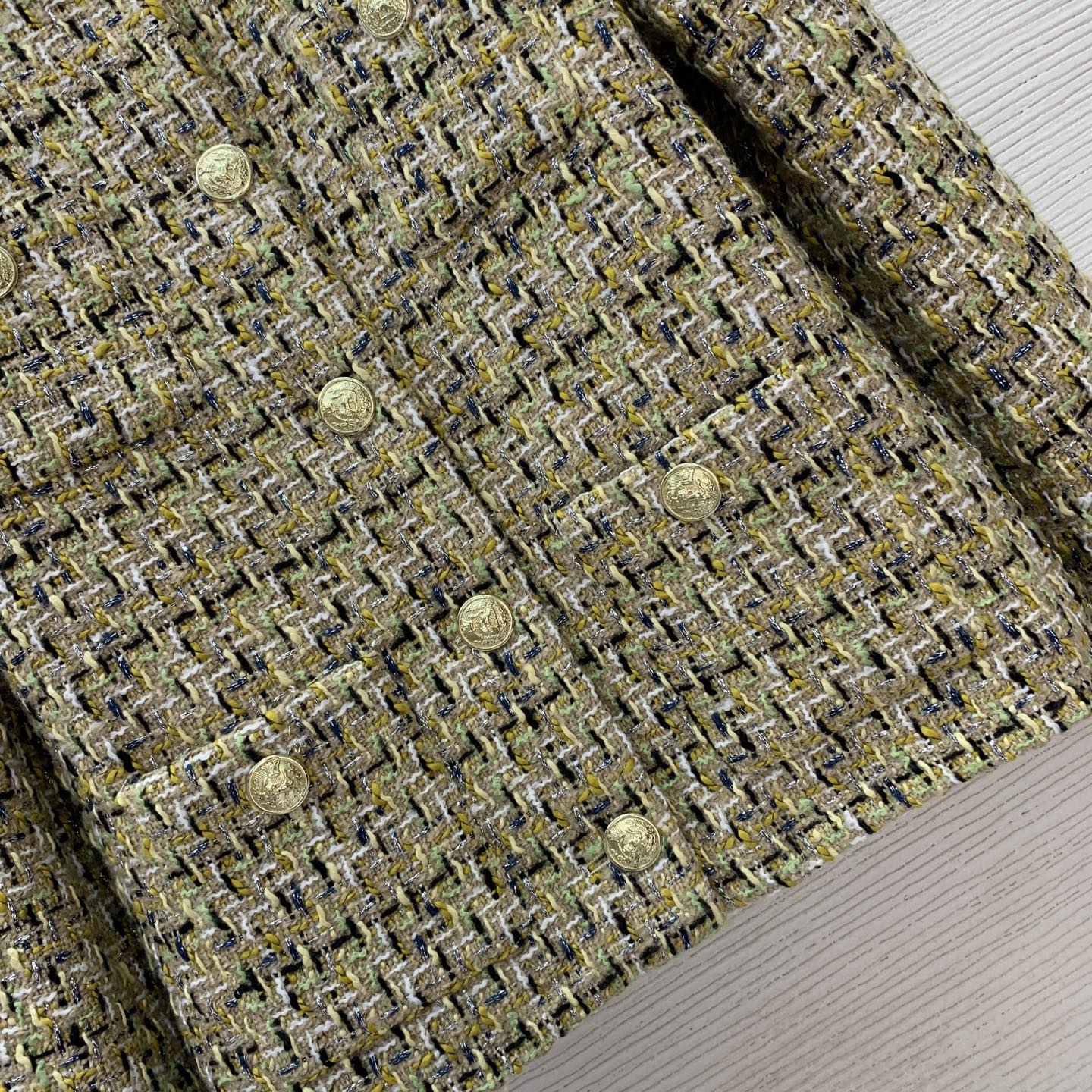 C 25 Blended yarn short jacket