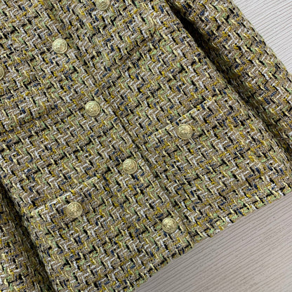 C 25 Blended yarn short jacket