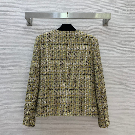 C 25 Blended yarn short jacket