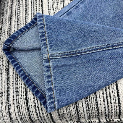 C 25 Logo printed straight leg jeans