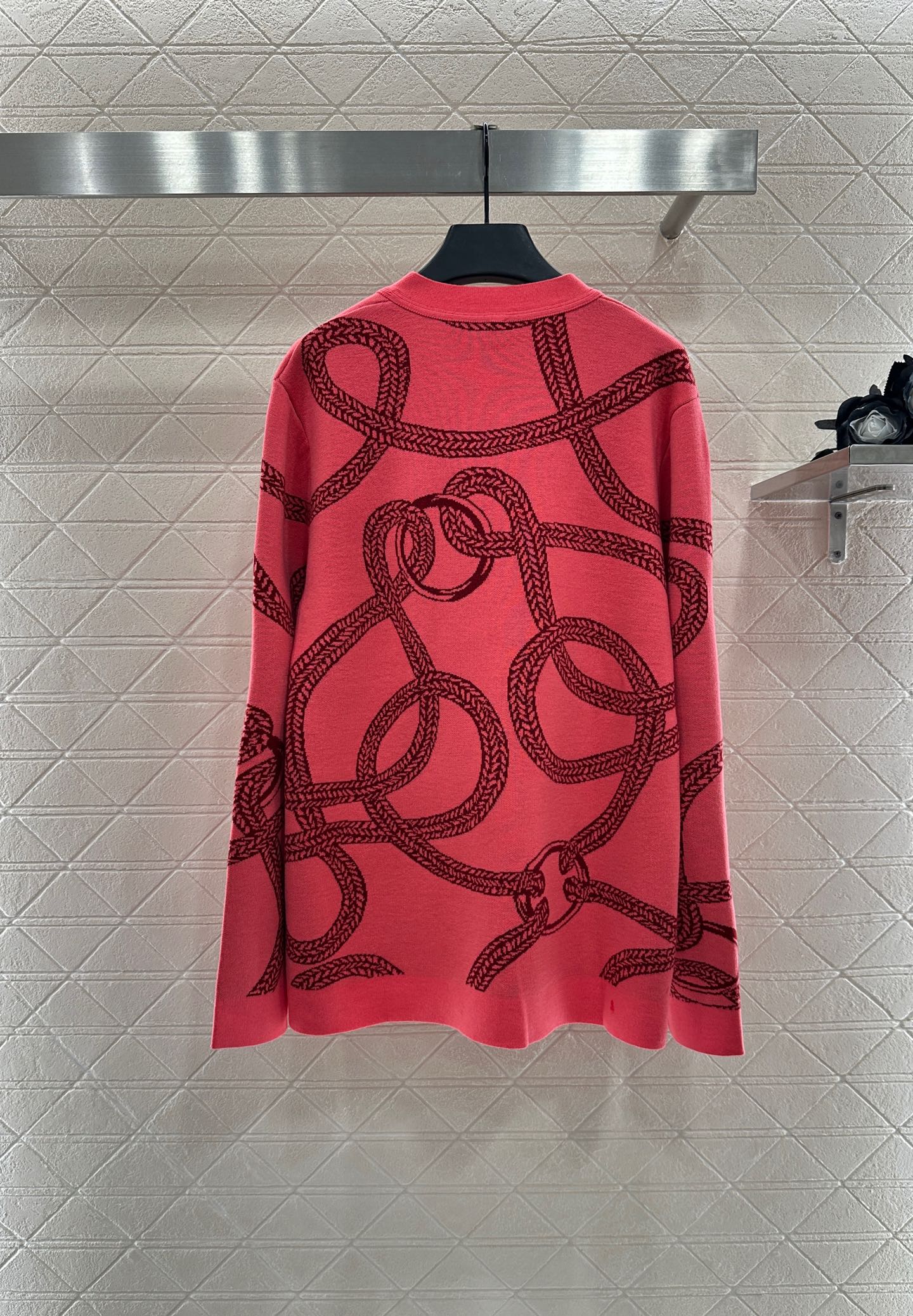 He 25 knitted cardigan