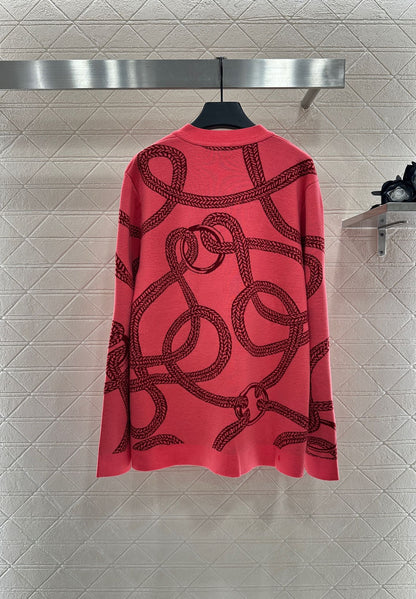 He 25 knitted cardigan