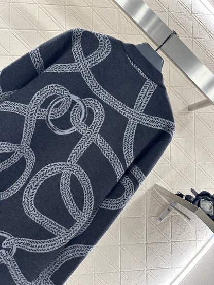 He 25 knitted cardigan