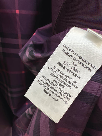 Bru 25 Purple trench coat