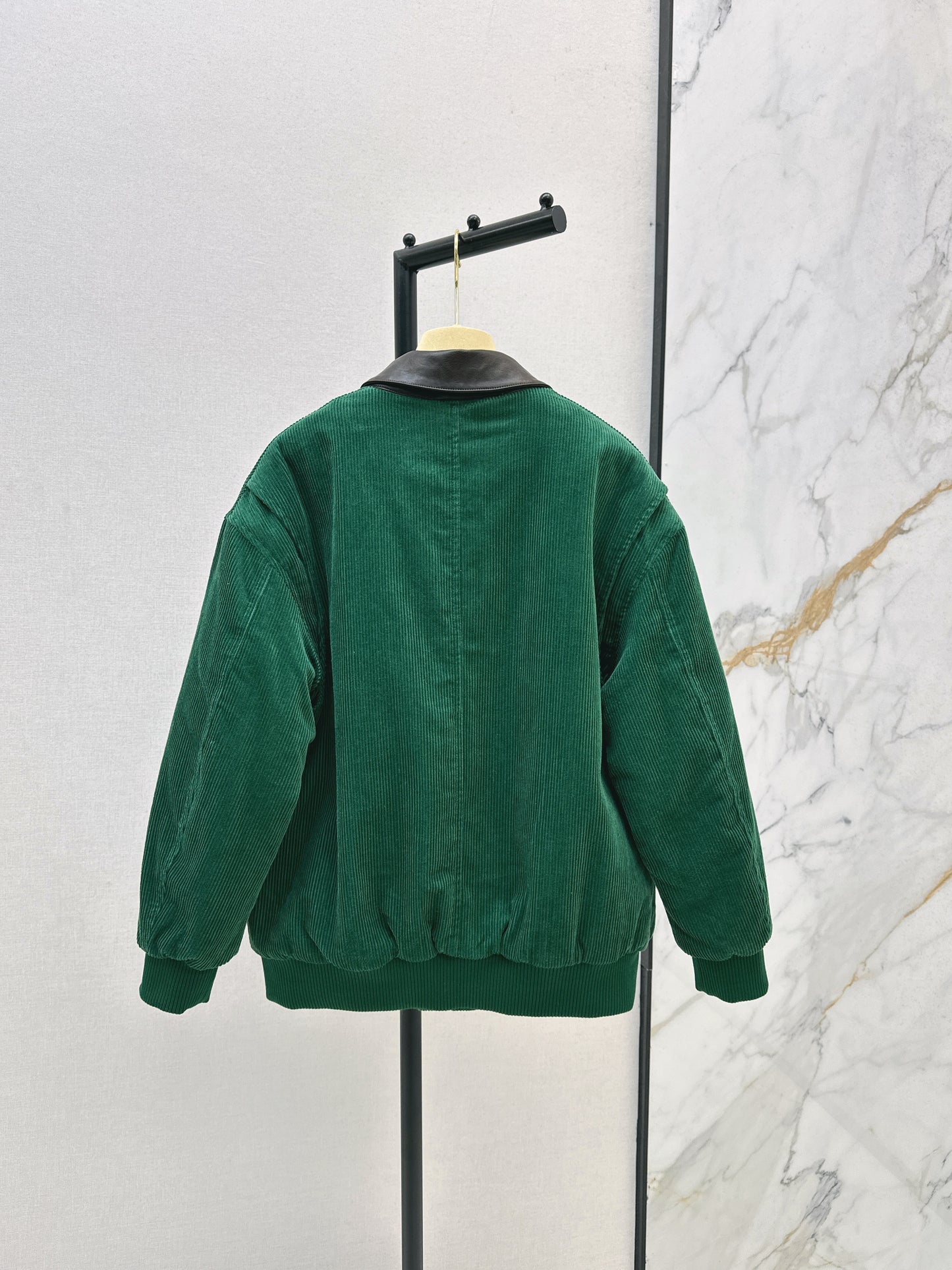 Mi 25 patchwork corduroy padded jacket(KHAKI/GREEN)