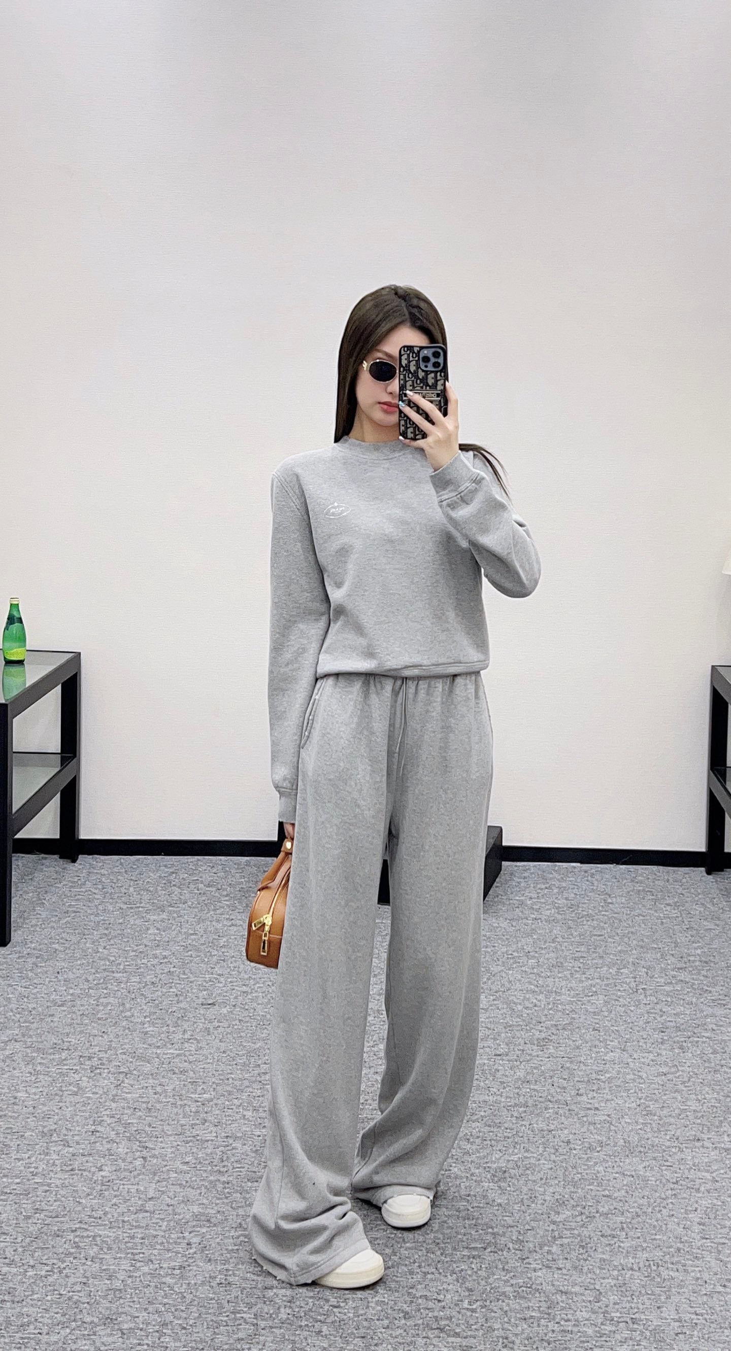 Pr 25 Simple pure cotton hoodie and pants set