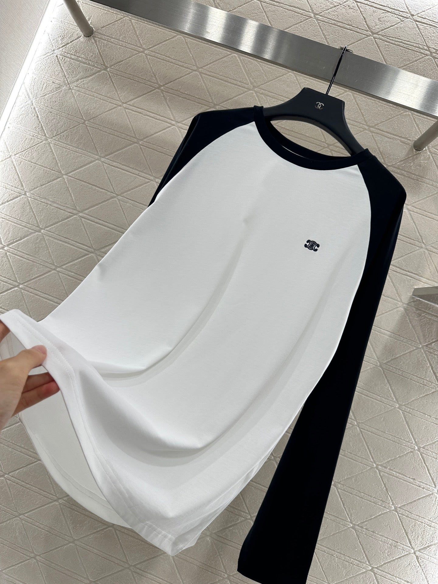 Ce 25 Triumphal Arch long sleeved shirt(WHITE/BLACK)