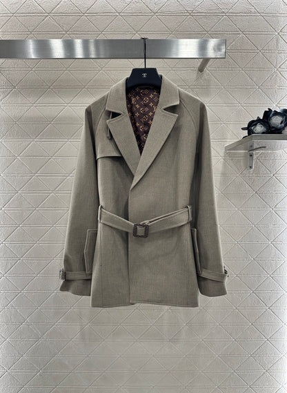 L 25 Mid length waistband jacket