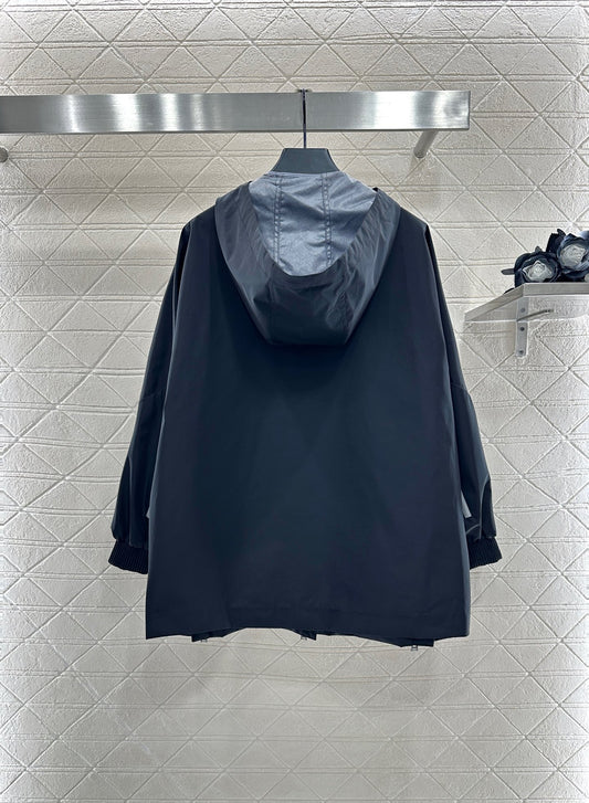 L 25 Fashionable charging nylon long jacket