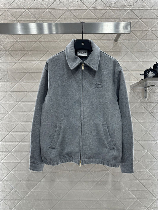 Mi 25 Flip collar casual wool jacket