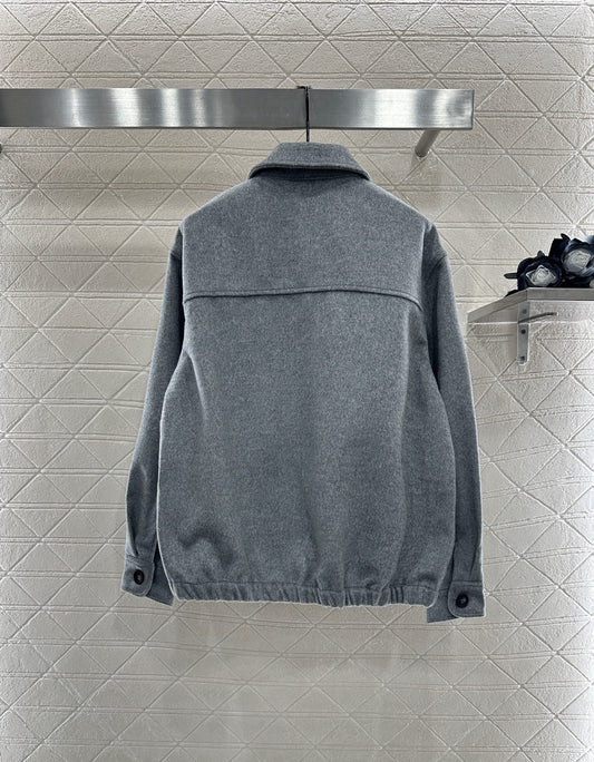Mi 25 Flip collar casual wool jacket