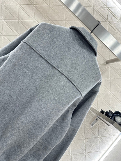 Mi 25 Flip collar casual wool jacket