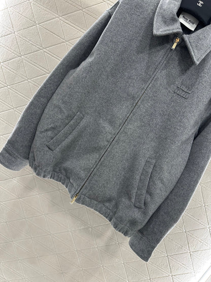 Mi 25 Flip collar casual wool jacket