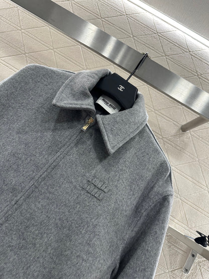 Mi 25 Flip collar casual wool jacket