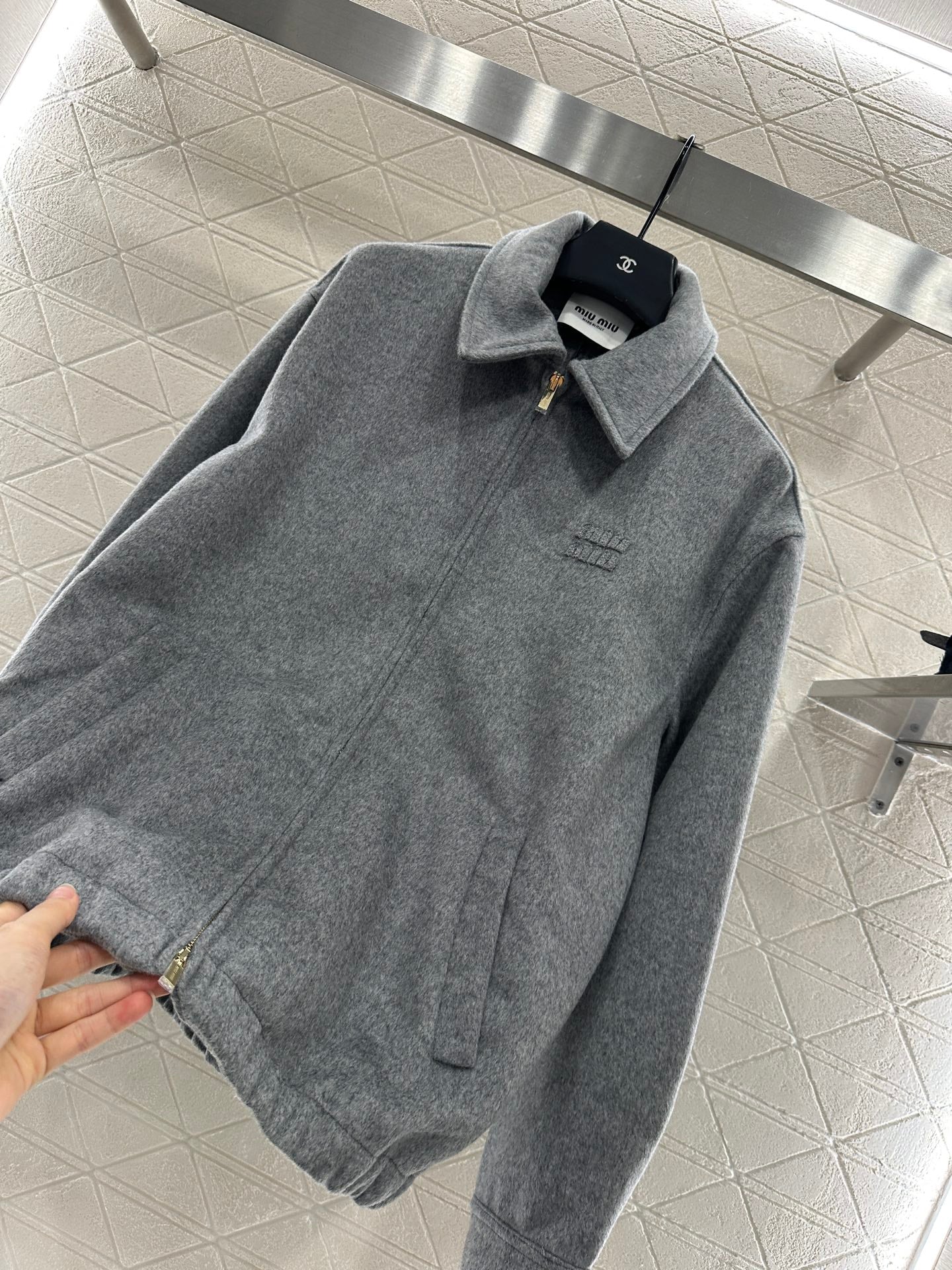 Mi 25 Flip collar casual wool jacket