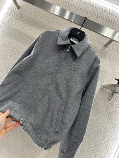 Mi 25 Flip collar casual wool jacket