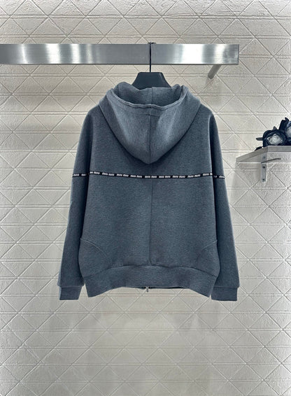 Mi 25 Contour woven hooded jacket (gray/black)