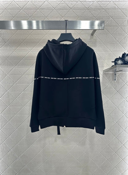 Mi 25 Contour woven hooded jacket (gray/black)