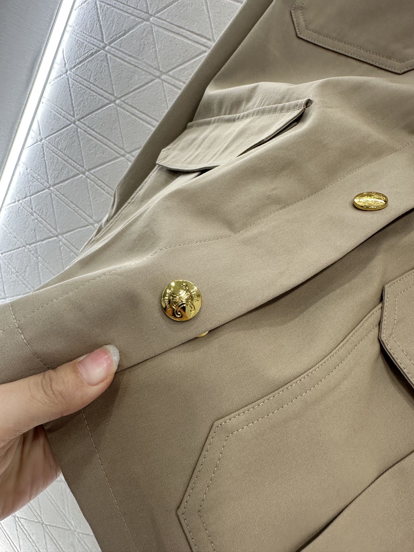 Ce 25 Corduroy collar jacket(KHAKI/BLACK)