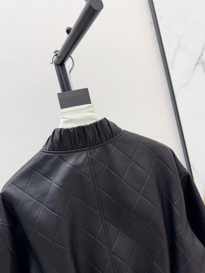 C 25 Bomber sheepskin leather coat