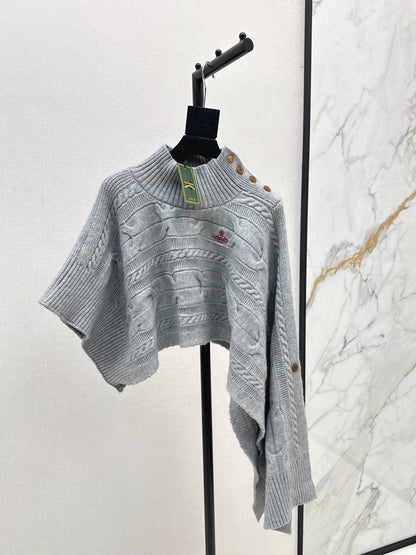 25fw stand collar wool cape(BEIGI/GRAY)