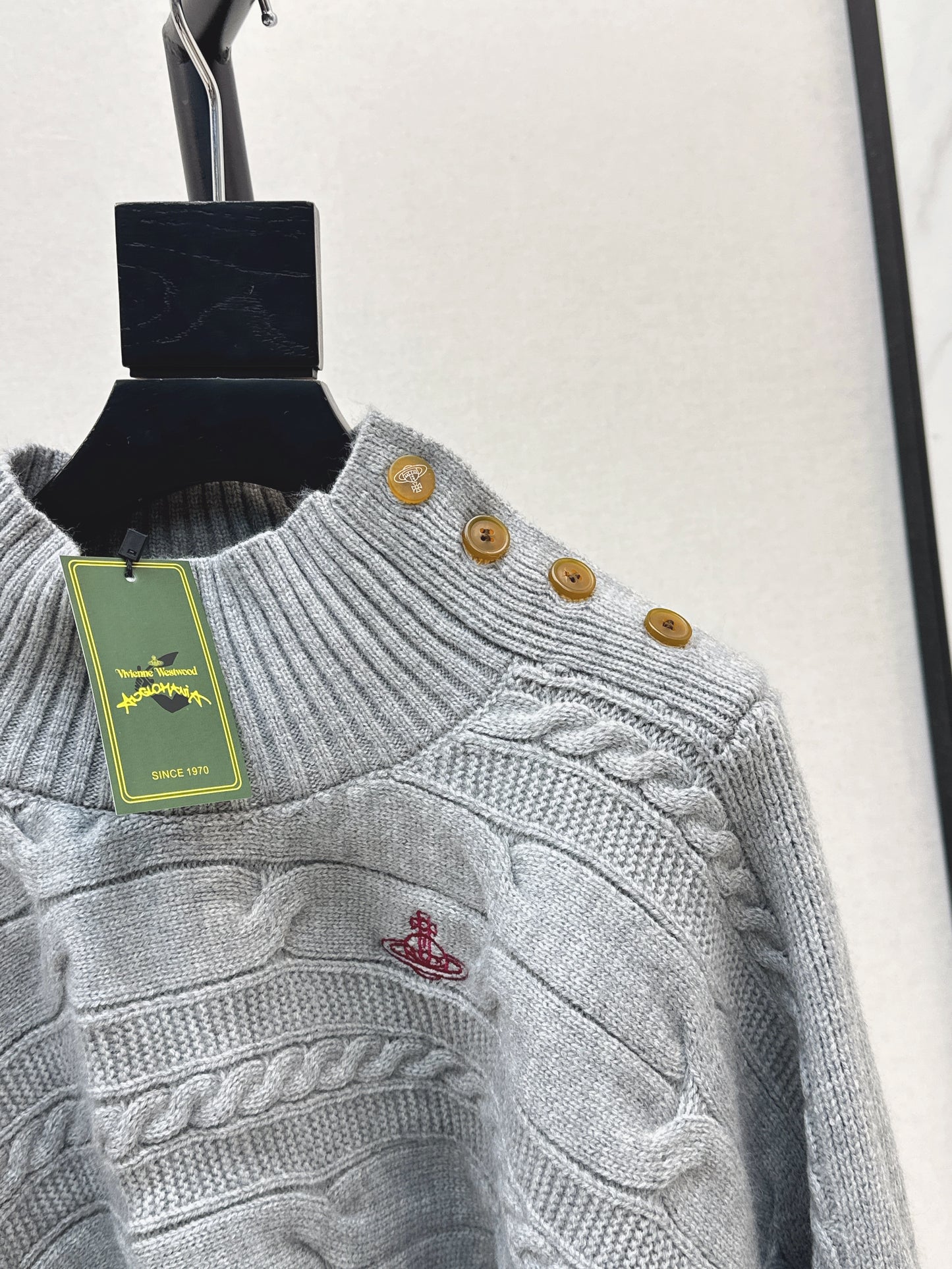 25fw stand collar wool cape(BEIGI/GRAY)