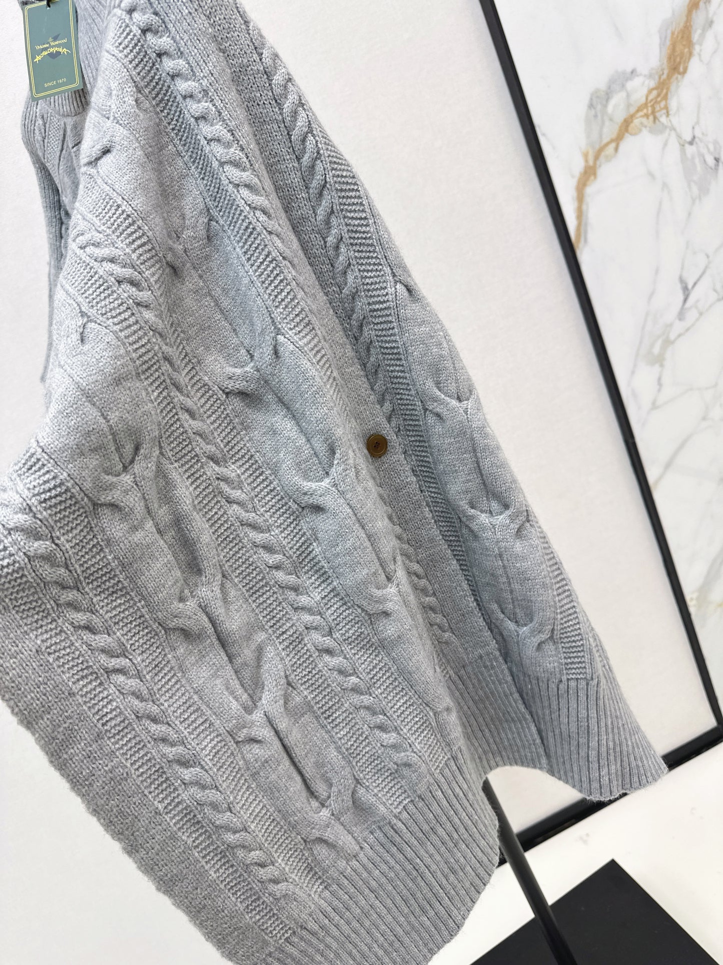 25fw stand collar wool cape(BEIGI/GRAY)