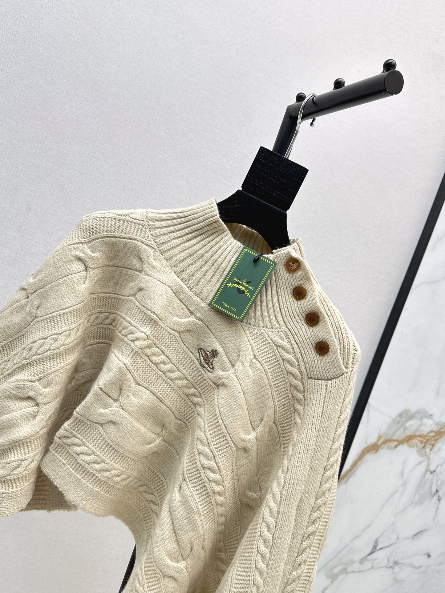 25fw stand collar wool cape(BEIGI/GRAY)