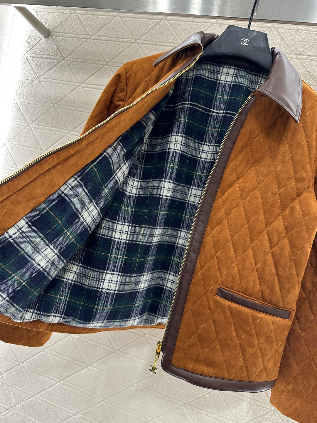 Ce 25 Cotton jacket and suede jacket