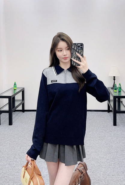 Mi 25 Knitted long sleeved collar