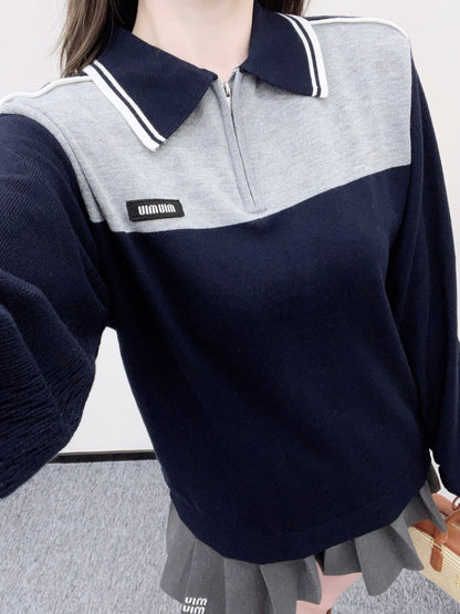 Mi 25 Knitted long sleeved collar