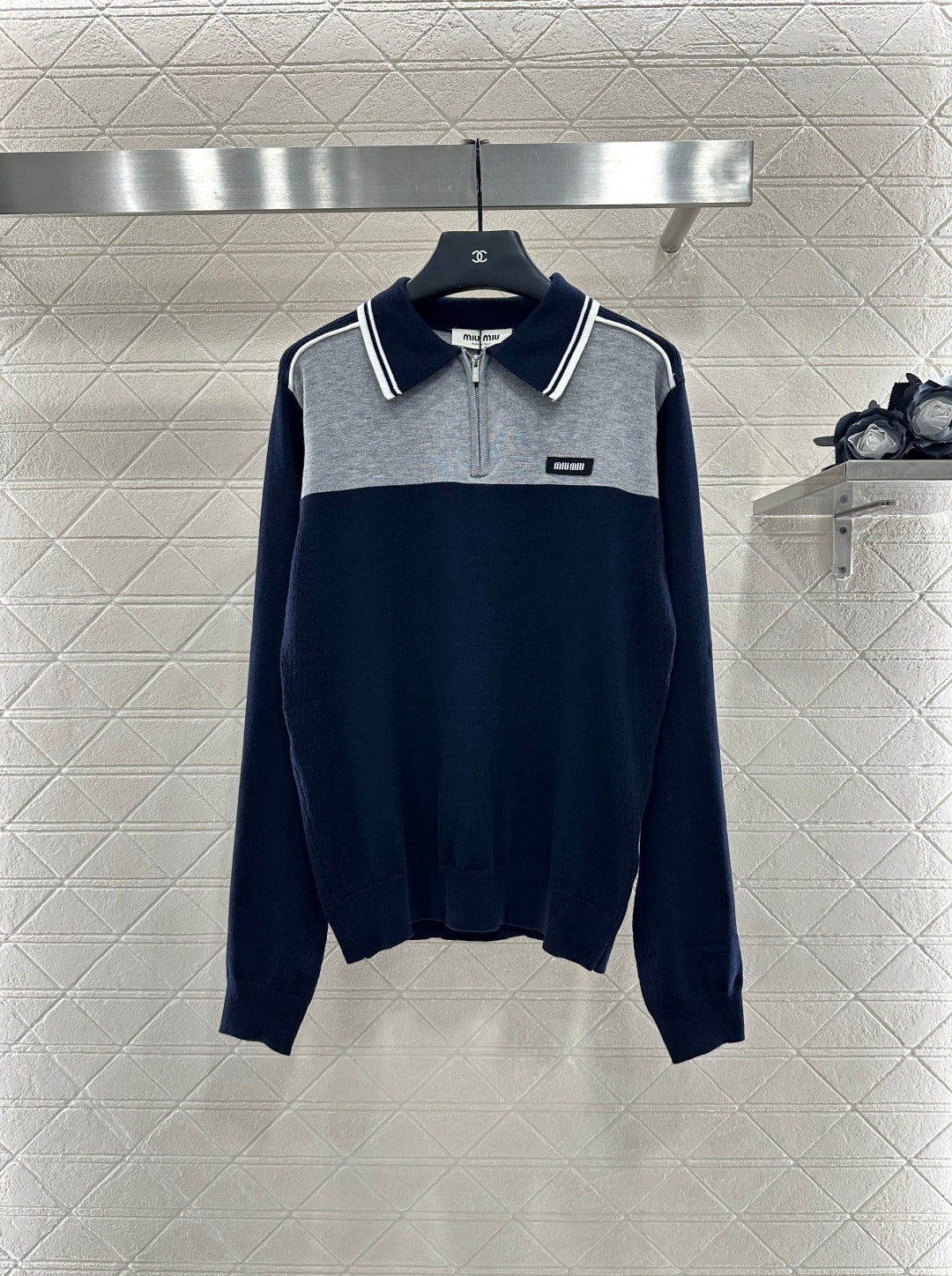 Mi 25 Knitted long sleeved collar
