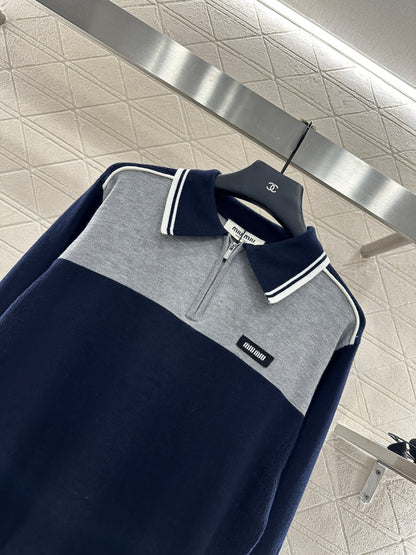 Mi 25 Knitted long sleeved collar