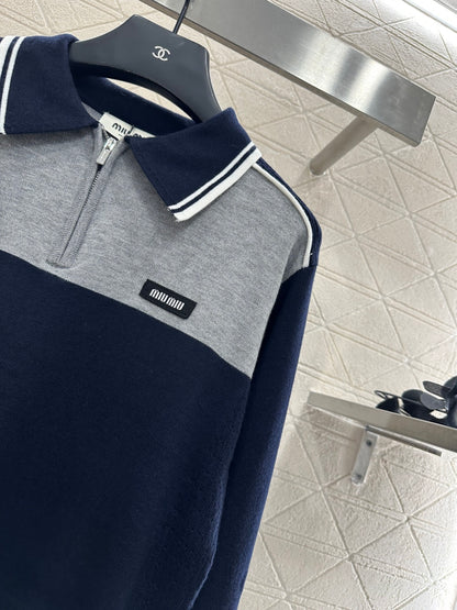 Mi 25 Knitted long sleeved collar