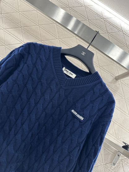 Mi 25 Fried Dough Twists knitting wool sweater