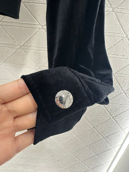 Pr 25 Hooded casual jacket, long pants, velvet suit