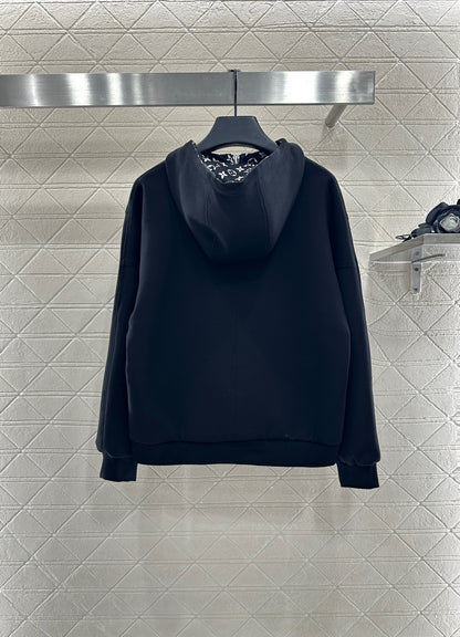 L 25 Double sided hooded jacket, long pants, cotton suit