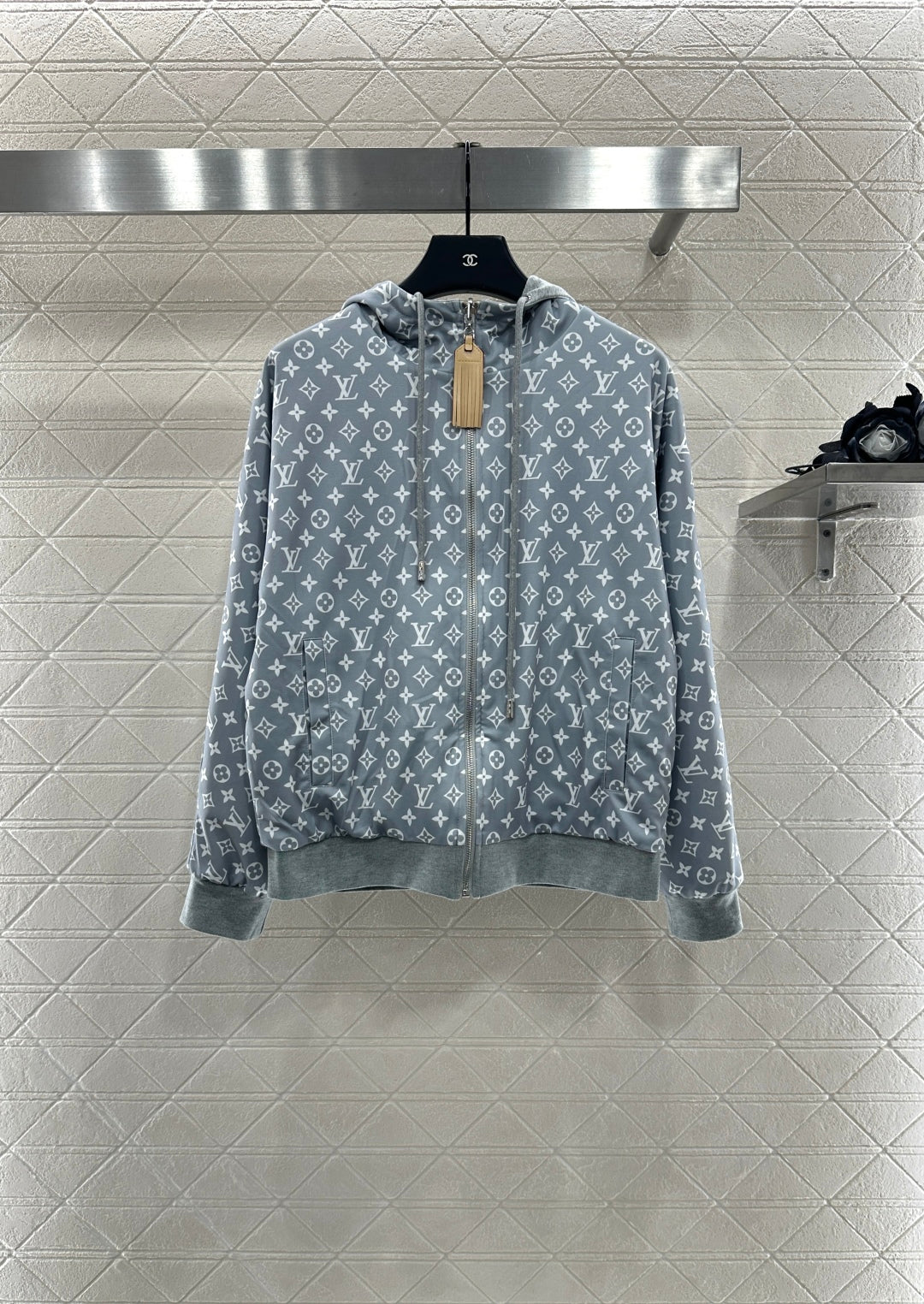 L 25 Double sided hooded jacket, long pants, cotton suit