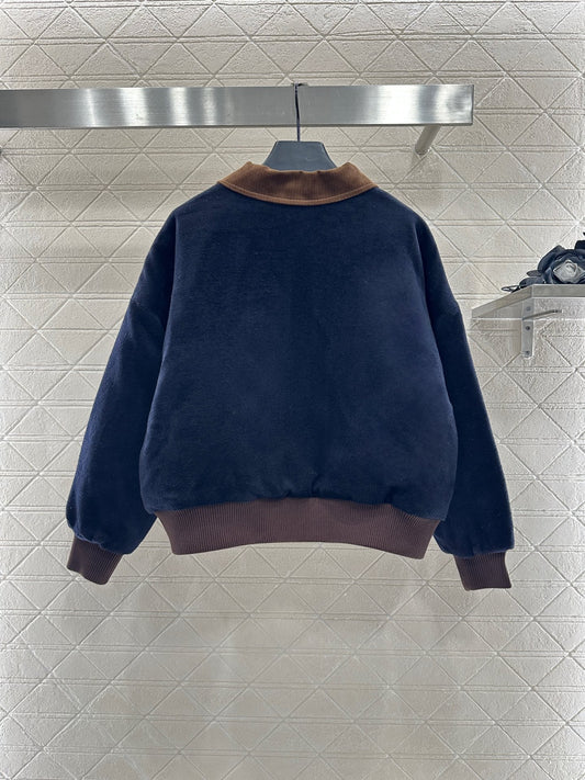 Mi 25 Corduroy collar, cashmere cotton jacket
