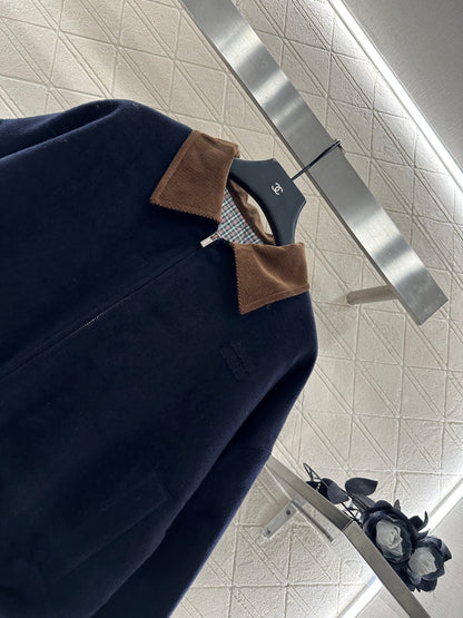 Mi 25 Corduroy collar, cashmere cotton jacket