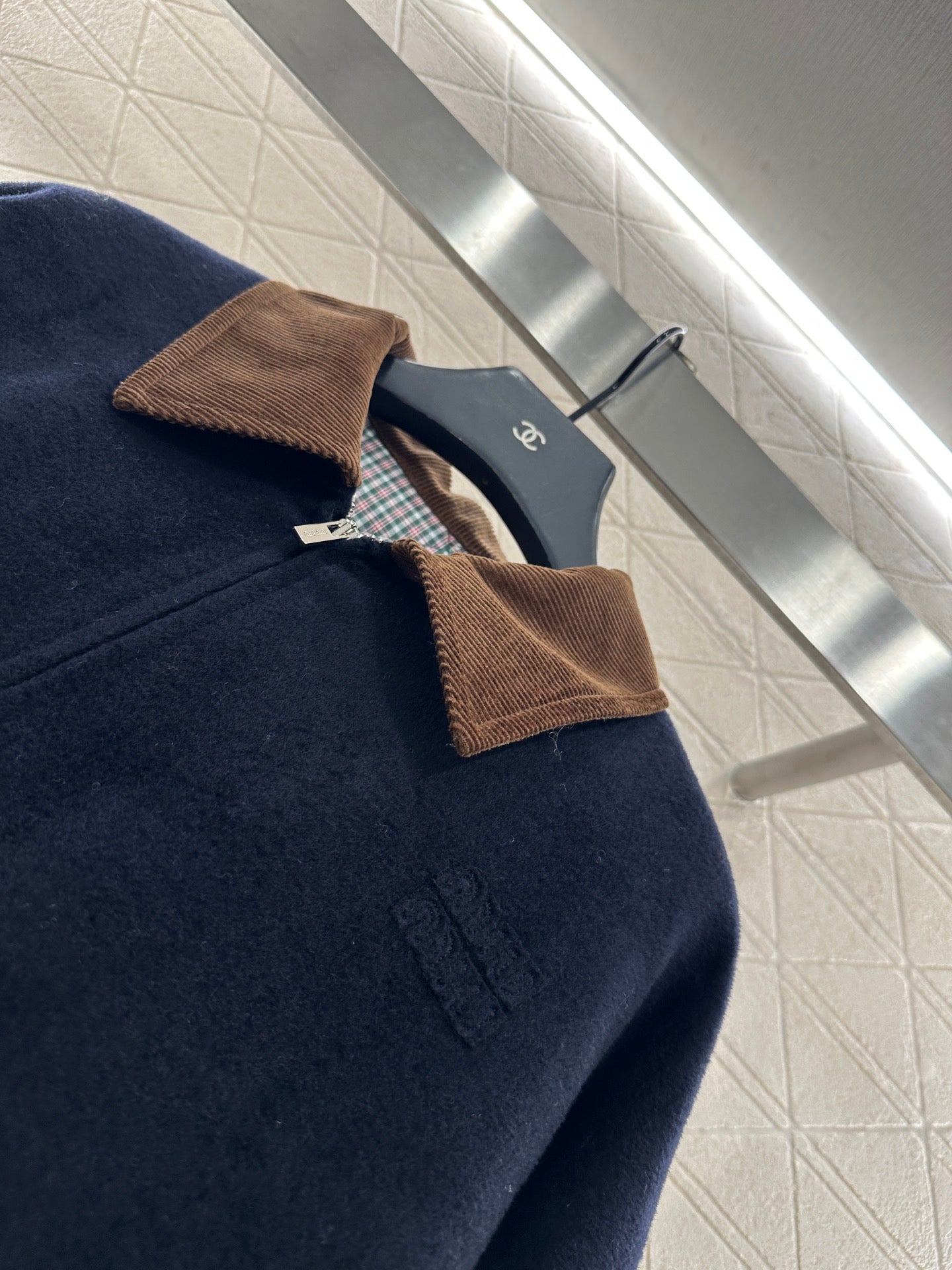 Mi 25 Corduroy collar, cashmere cotton jacket